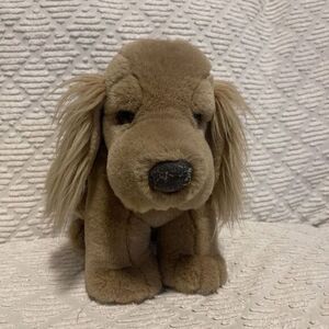 Vintage Chosun Cocker Spaniel PUPPY Dog Plush Stuffed Animal‎ 12" Seoul Korea